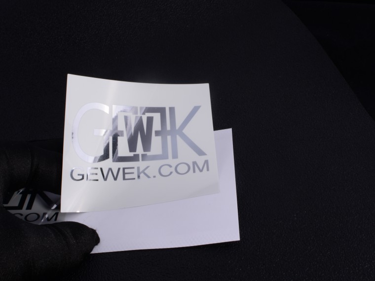 亮银PET标签印刷