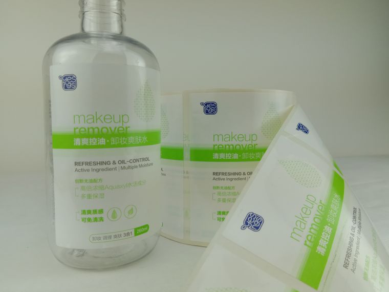 化妆品瓶贴杏盛注册印刷